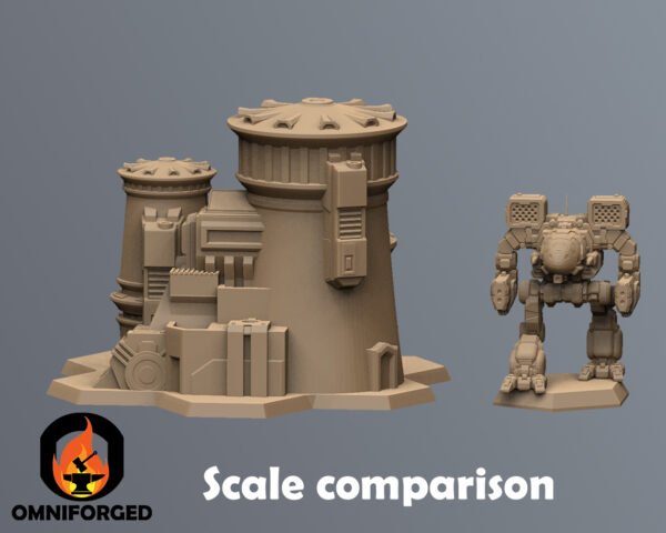 Sci-Fi City 6mm Hex Terrain T2B3