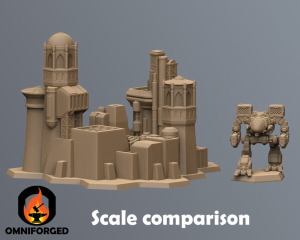 Sci-Fi City 6mm Hex Terrain T2B4