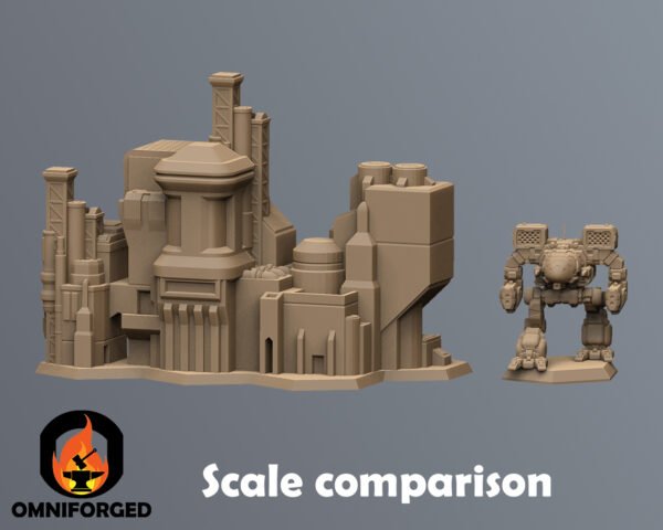 ScaleThumb Sci-Fi City 6mm Hex Terrain T2B7