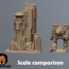 Sci-Fi City 6mm Hex Terrain T1B2
