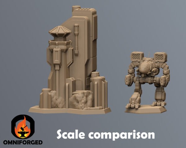 Sci-Fi City 6mm Hex Terrain T1B2