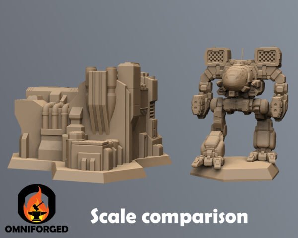 Sci-Fi City 6mm Hex Terrain T1B3