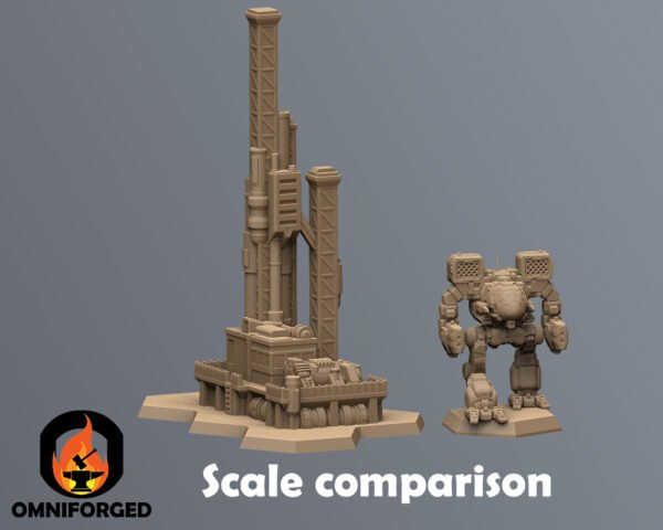 ScaleThumb Sci-Fi City 6mm Hex Terrain T1B4