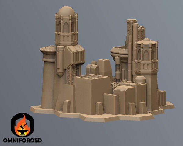 Sci-Fi City 6mm Hex Terrain T2B4