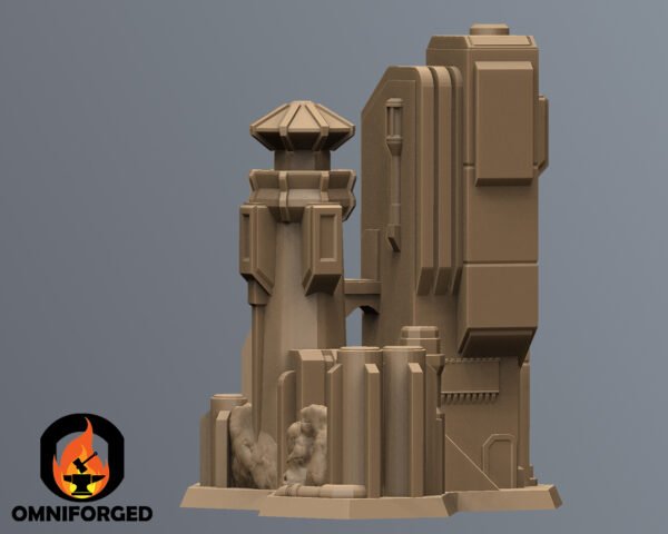 Sci-Fi City 6mm Hex Terrain T1B2