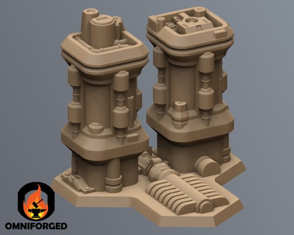 Thumb Sci-Fi City 6mm Hex Terrain T1B1