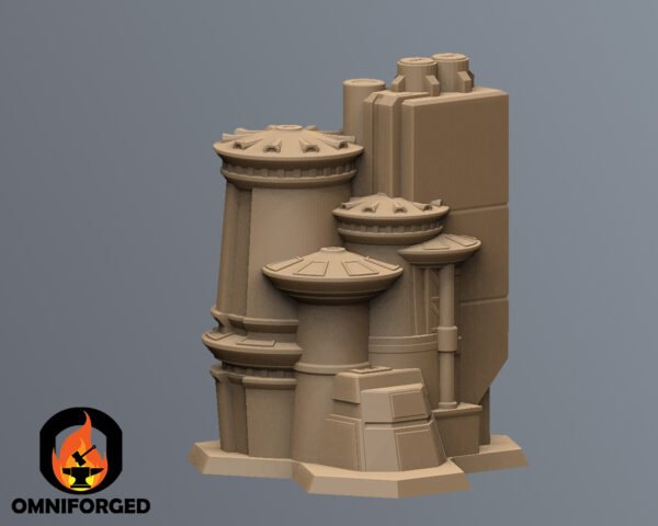 Sci-Fi City 6mm Hex Terrain T1B5