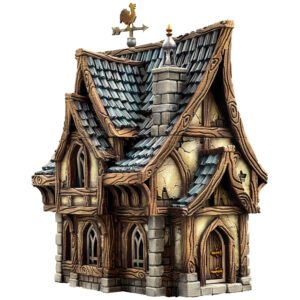 Misty Hollow Cottage 3D Printed Wargaming Terrain Dungeons and Dragons DnD