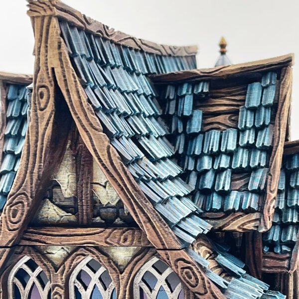 MH_Cottage_Paint_006 Misty Hollow Cottage 3D Printed Wargaming Terrain Dungeons and Dragons DnD