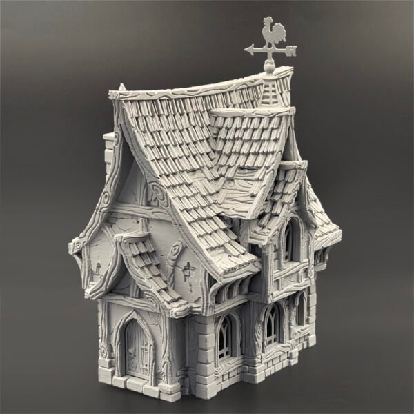MaisonE_Print_001 Misty Hollow Cottage 3D Printed Wargaming Terrain Dungeons and Dragons DnD