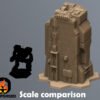 Scifi Commercial Complex Battletech Terrain Building Terrain 6mm Hex Resinant