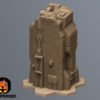Scifi Commercial Complex Battletech Terrain Building Terrain 6mm Hex Resinant