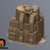 Scifi Commercial Complex Battletech Terrain Building Terrain 6mm Hex Resinant