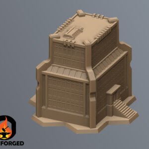Scifi Commercial Complex Battletech Terrain Building Terrain 6mm Hex Resinant