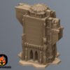 Scifi Commercial Complex Battletech Terrain Building Terrain 6mm Hex Resinant