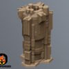 Scifi Commercial Complex Battletech Terrain Building Terrain 6mm Hex Resinant