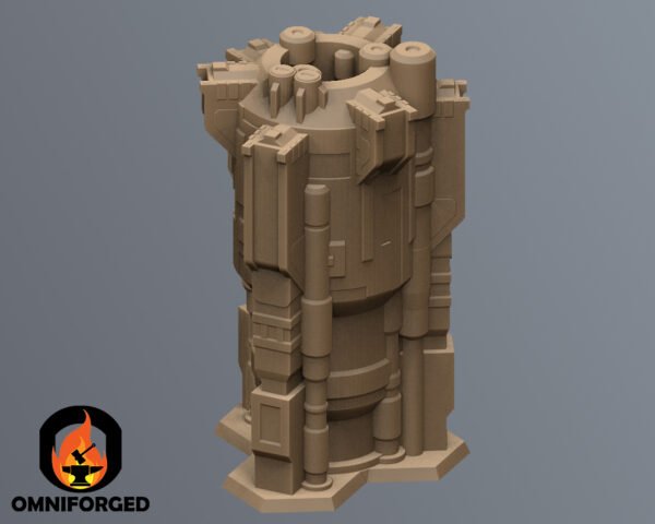 Scifi Commercial Complex Battletech Terrain Building Terrain 6mm Hex Resinant