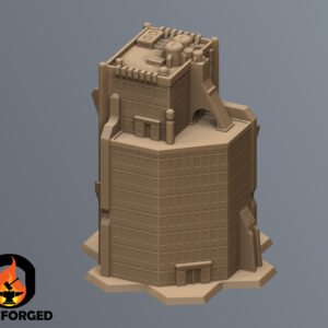 Scifi Commercial Complex Battletech Terrain Building Terrain 6mm Hex Resinant