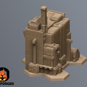 Scifi Commercial Complex Battletech Terrain Building Terrain 6mm Hex Resinant