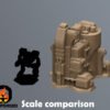 Scifi Commercial Complex Battletech Terrain Building Terrain 6mm Hex Resinant
