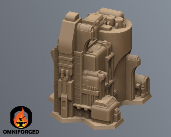 Scifi Commercial Complex Battletech Terrain Building Terrain 6mm Hex Resinant
