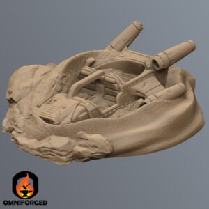 Star Wars Legion Crashed Desert Speeder Terrain