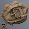 SQM0015 Top Star Wars Legion Crashed Desert Speeder Terrain