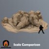 SQM0016 Scale Star Wars Legion Desert Dewback Camp Terrain