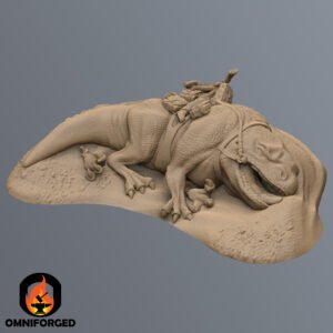 Star Wars Legion Dead Desert Dewback with Rider Terrain