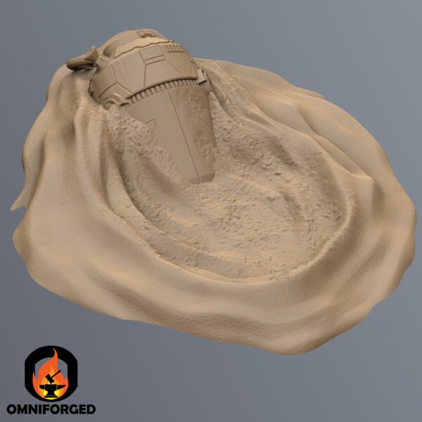Star Wars Legion Crashed Desert EVAC Capsule Terrain