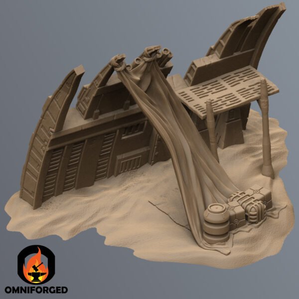 Star Wars Legion Desert Fuselage Camp Terrain