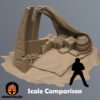 Star Wars Legion Small Desert Fuselage Camp Terrain