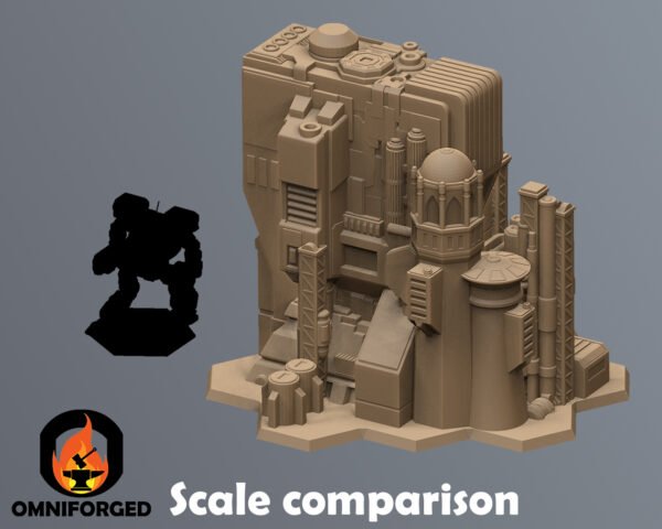 Sci-Fi City 6mm Hex Terrain T3B2