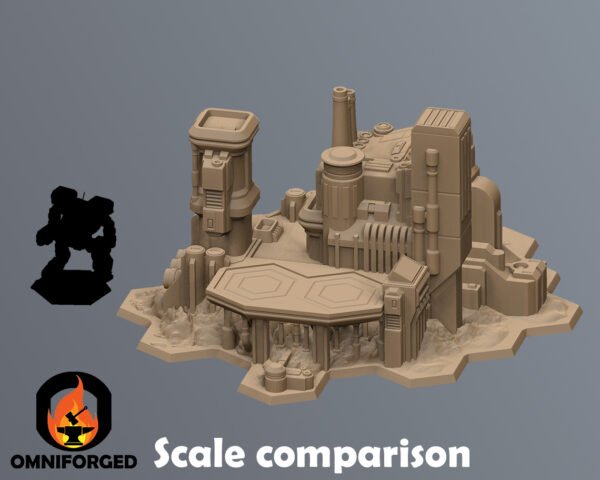 Sci-Fi City 6mm Hex Terrain T3B5