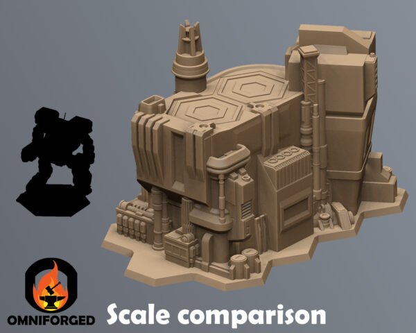 Scale Comp Thumb Sci-Fi City 6mm Hex Terrain T3B6