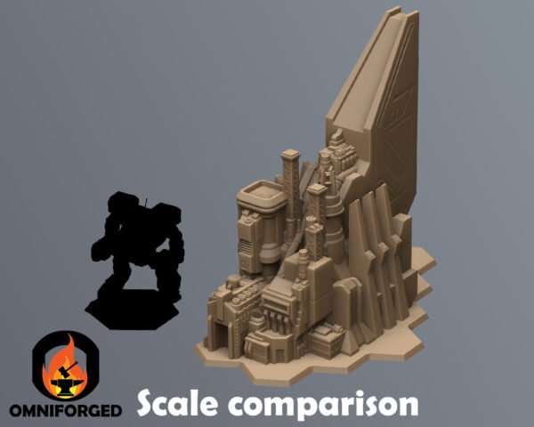 Scale Comp Thumb Sci-Fi City 6mm Hex Terrain T4B4
