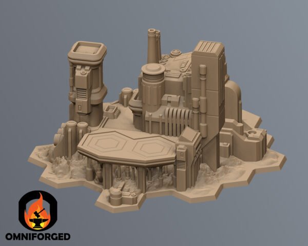 Sci-Fi City 6mm Hex Terrain T3B5