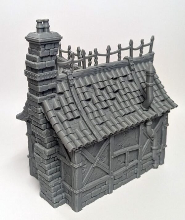 image03 Medieval Cottage House Wargaming Terrain Dungeons and Dragons DnD