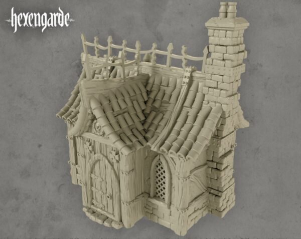 image05 Medieval Cottage House Wargaming Terrain Dungeons and Dragons DnD