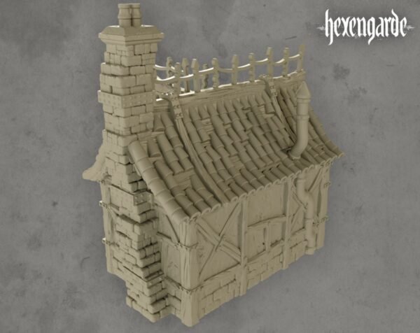image06 Medieval Cottage House Wargaming Terrain Dungeons and Dragons DnD
