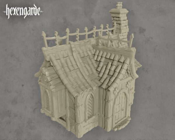image08 Medieval Cottage House Wargaming Terrain Dungeons and Dragons DnD